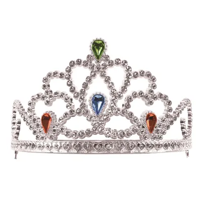 Produktbild von Bristol Novelty Uni Tiara für Erwachsene, 12 Stück BN1602 (Einheitsgröße) (Silber)