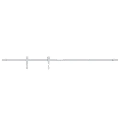 Produktbild von Mini Schiebetürbeschlag Set für Schranktüren Kohlenstoffstahl 122 cm