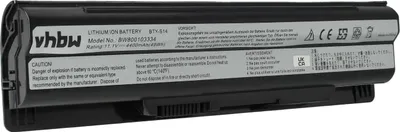 Produktbild von vhbw Akku kompatibel mit Medion Akoya P6512, MD98035, P6313, MD97931, MD97982, MD97842 Notebook (4400 mAh, 11,1 V, Li-Ion)