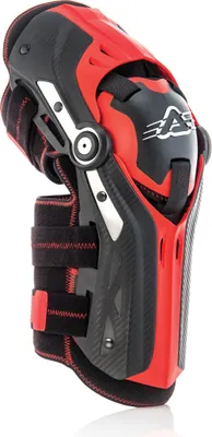 Image de Acerbis Gorilla genouillères, noir/rouge, taille unique