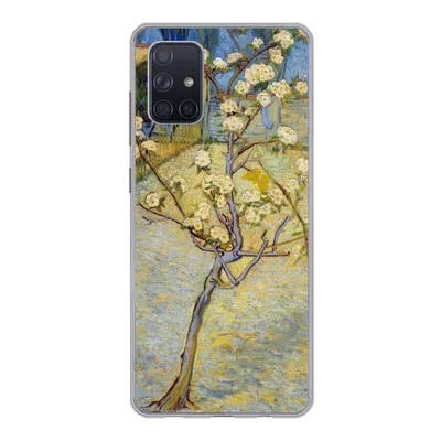 Produktbild von MuchoWow® Handyhülle Schutzhülle Hülle für Samsung Galaxy A51 Blühender Birnbaum - Vincent van Gogh Silikon Softcase Handy Hülle - Schutzabdeckung