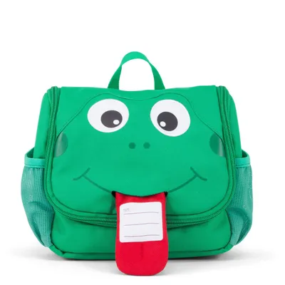 Zdjęcie produktu dla Affenzahn AFZ-WAB-001-008, Kosmetyczka, Poli(tereftalan etylenu) (PET), Poliester pochodzący z recyklingu, Czarny, Zielony, Czerwony, Obraz, Zamek błyskawiczny, 1 kiesz.