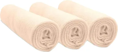Image de Housses pour coussin à langer - Coton - 3 pièces - Ecru - 50 x 70/80 cm