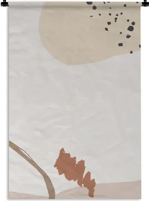 Produktbild von MuchoWow® Wandteppich Wandbehang Sommer - Abstrakt - Weiß 60x90 cm Tapisserie Dekoration Wandtuch - Foto-Teppich - Abwaschbar