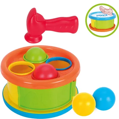 Imagen del producto de Juguete: Tambor con pelotas, marca ASKATO