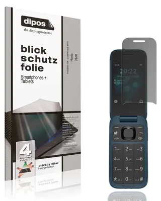 Produktbild von Blickschutzfolie für Nokia 2660 matt Schutzfolie Folie Display Schutz dipos