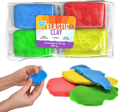 Image de Set de pâte à modeler, plastiline, 8 couleurs, 70164