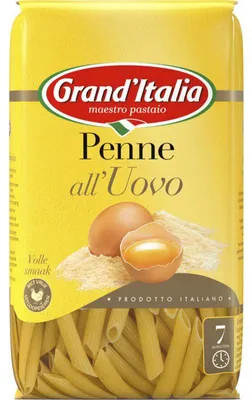Image de Grand'Italia Penne all'uovo 500g - Nouilles aux œufs de haute qualité pour les plats italiens