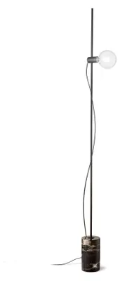 Produktbild von Piantana Industrial-Minimal Eva Metallo Nero 1 Luce E27