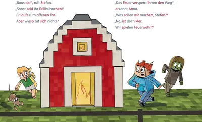 Image de Minecraft Silben-Geschichten: Fackeln - bis die Scheune brennt!