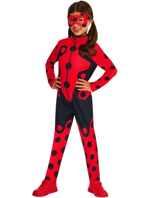 Produktbild von Rubies 1002269 - Miraculous Ladybug Kinder Kostüm, Größe 5 - 6 Jahre - ca. 110/116