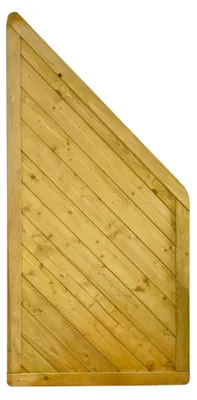 Produktbild von Ligna Gard Dichtzaun Bern gerade 90x180 cm Holzzaun Fichte Kesseldruckimprägniert 38x68 mm Rahmen