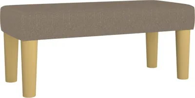 Produktbild von vidaXL Sitzbank Taupe 70x30x30 cm Stoff