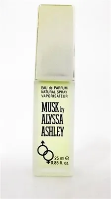 A bottle of Alyssa Ashley Musk Eau De Parfum Spray.