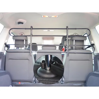 Immagine prodotto di Griglia universale per auto, estendibile da 85 a 145 cm, ideale per separare cani, bagagli o altri oggetti nel bagagliaio