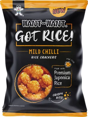 Image de Want Want Original Got Rice Japonica Crisps crackers de riz croustillants 85g
