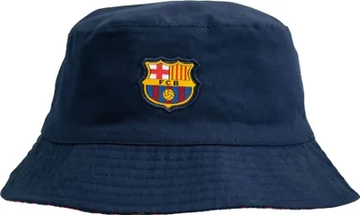 Produktbild von Barcelona FC - Schlapphut für Herren/Damen Uni, wendbar BS6142 (M-L) (Marine/Rot)