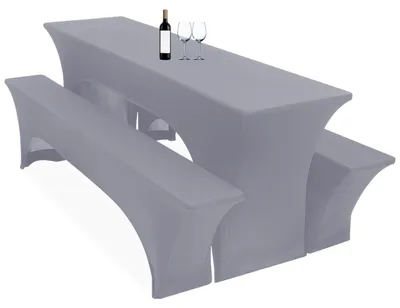 Productafbeelding van Set van 3 biertafelhoezen, 220 x 50 x 80 cm