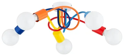 Produktbild von Deckenlampe Metall E27 B: 55 cm Bunt