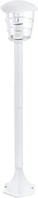 Produktbild von EGLO ALORIA, Außensockel-/Pfostenbeleuchtung, Weiß, Aluminium, Kunststoff, IP44, Eingang, Garten, Terrasse, E27