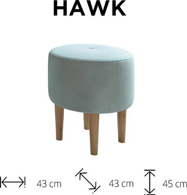 Produktbild von Sitzpouf Wohnzimmer Designer Hocker Polster Bank Fußhocker Ottomane Sitzhocker