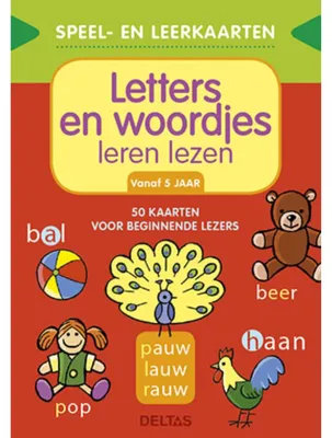 Produktbild von Speel- en leerkaarten - Letters en woordjes le