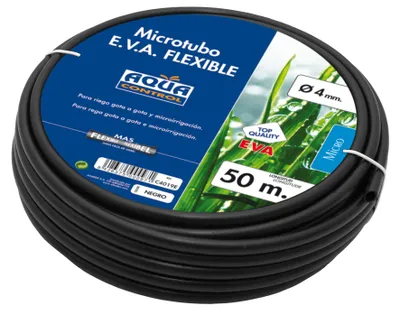 Bewässerungsschlauch 50 m, Microschlauch 4 mm für Tropfbewässerung
