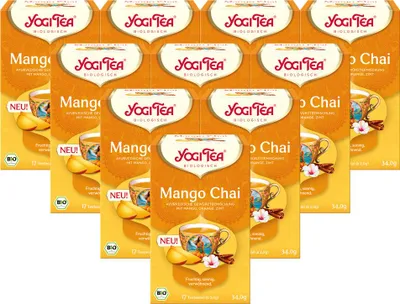 Produktbild von 10 x YOGI TEA Mango Chai  34 g