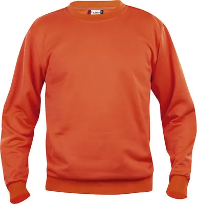 Produktbild von Klassischer Pullover mit Rundhalsausschnitt und Rippenbündchen an Ärmeln und Bund