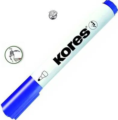 Image de Marqueur Kores pour tableau blanc et paperboard "K MARKER", bleu