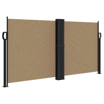 Image de Store latéral extensible Taupe 120x1200 cm