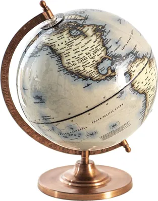 Immagine prodotto di Globo Clayre & Eef 22x30 cm Legno blu