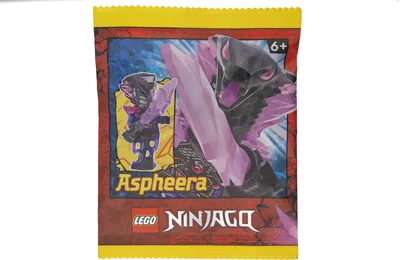 A product packaging bag for a LEGO Ninjago toy.