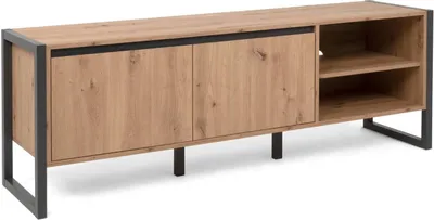 Image de Meuble TV Armoire TV Table pour TV Table Basse Bois Rangement Meuble de Salon