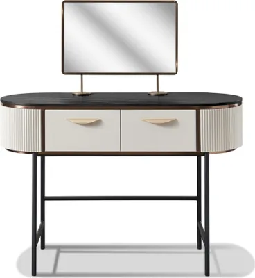 Produktbild von Designer Konsolen Schminktisch Kosmetik Tisch Spiegel Kommode Frisier Tische Neu