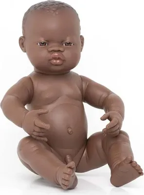Produktbild von Miniland Afrikanische Babypuppe 40 Cm Braun  Braun One Size