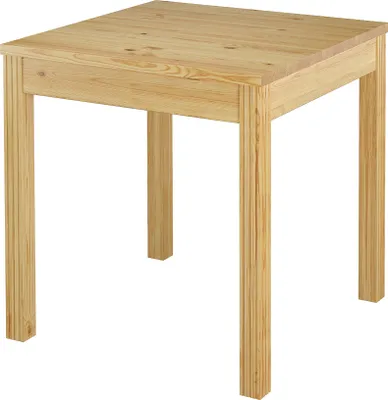 Immagine prodotto di Tavolo da cucina, mense, pizzerie da 75x75 con zampe intagliate in Pino massello 90.70-50C