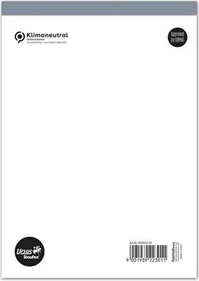 Produktbild von Staufen Notizblock A5 48Bl 60g Lin20 Style blanko ohne Deckblatt