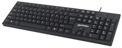 Obrázok produktu pre MANHATTAN USB-Tastatur schwarz