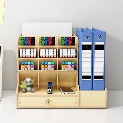 Produktbild von Famanu Büro Organizer – Multifunktional – Mit Telefonhalter – Schwarz