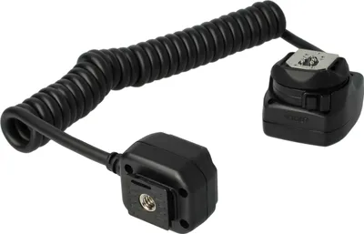 Produktbild von vhbw TTL Blitzkabel kompatibel mit Canon EOS Kiss Digital N, Kiss Digital X, 700D, 7D Kamera, Blitzgerät - Synchronkabel, 30cm, Ausziehbar auf 60cm