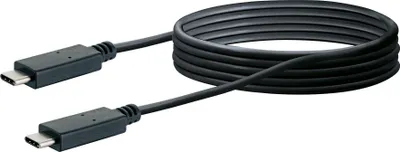 Produktbild von Schwaiger USB Anschlußkabel 2 m 2x USB 3.2 Type C, schwarz