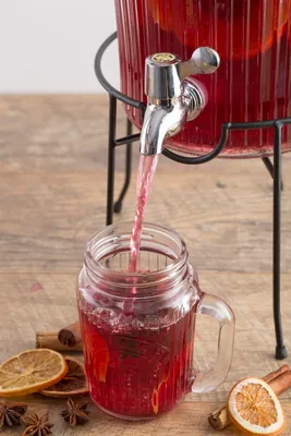Zdjęcie produktu dla Kilner Clip Top Vintage Drinks Dispenser, 5 l, Przezroczysty, 190 mm, 250 mm, 300 mm