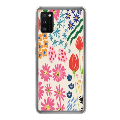Produktbild von MuchoWow® Handyhülle Schutzhülle Hülle für Samsung Galaxy A41 Blumen - Gestaltung - Tulpe Silikon Softcase Handy Hülle - Mobiltelefon