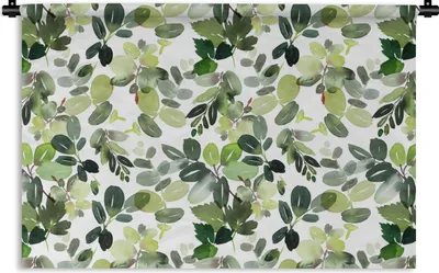 Produktbild von MuchoWow® Wandteppich Wandbehang Weihnachten - Pflanzen - Mistelzweig 60x40 cm Tapisserie Dekoration Wandtuch - Wanddekorationen