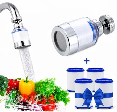 Produktbild von Wasserhahnfilter für Küche + 4 Ersatzfilterpatronen