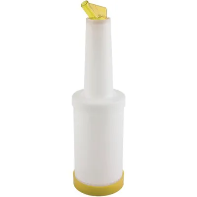 Zdjęcie produktu dla Butelka dozująca/przechowująca APS, plastikowa, pojemność 1 litr, żółta