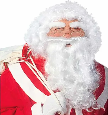 Produktbild von Nikolaus Set Bart Perücke Augenbrauen L1519