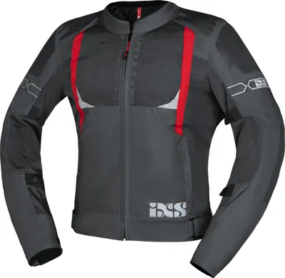 Produktbild von IXS Trigonis-Air Motorrad Textiljacke, grau/rot, 2XL