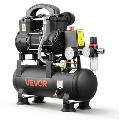 Zdjęcie produktu dla Kompresor Powietrza Vevor 0 75 Kw Bezolejowy 6L 71L Min 8 Bar Cichy